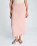 Pull On Midi Skirt with Slit