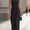 velfits Black High Neck Sleeveless Belted Maxi Dress