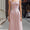 velfits Pink Polka Dot Square Neck Ruffle Hem Midi Dress
