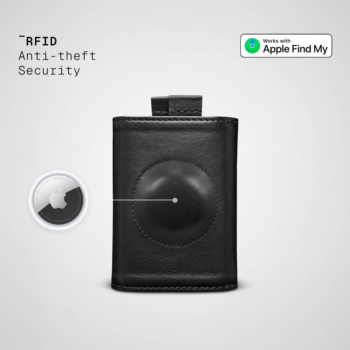 velfits AirTag Speed Wallet Mini