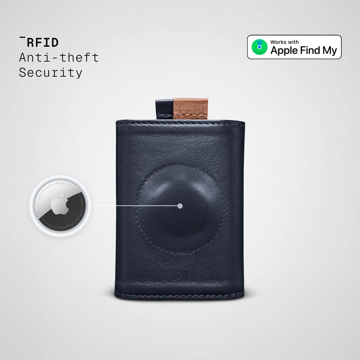 velfits AirTag Speed Wallet Mini