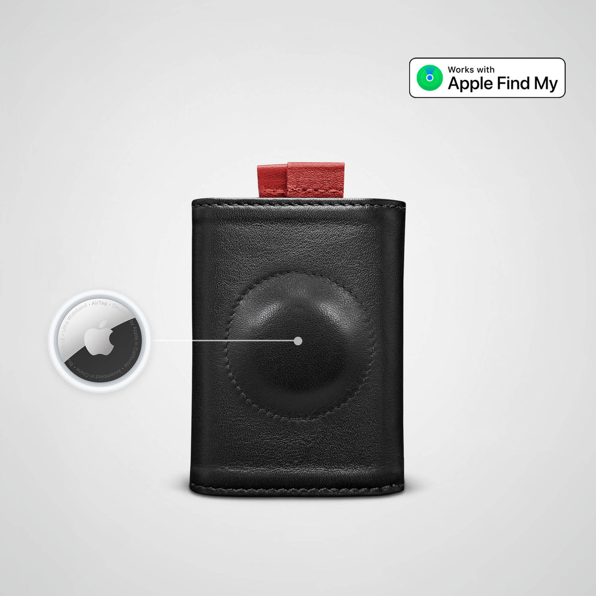 velfits AirTag Speed Wallet Mini